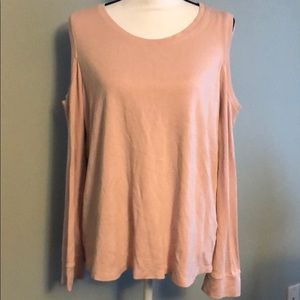 Gibson cold shoulder top